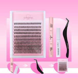 Sublime Paris Bold DIY Kit C Curl Volume-200 for Eyelashes & Makeup Use with Cosmetic Tools:_3-piece Lash Tool Set