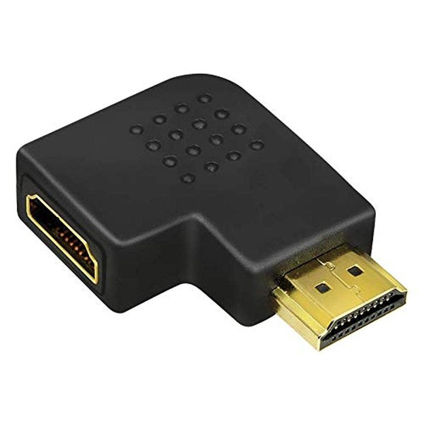 LogiLink AM to AF 90 Degree Flat Angled HDMI Adapter