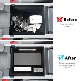 MARCHFA Center Console Organizer Tray Compatible for 2023 2024 Hyundai Ioniq 6 Accessories Armrest Tray Organizer Insert Storage Box