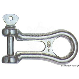 Osculati Kong Chain Gripper Shackle AISI316 for Chain 6-8mm