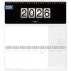 Häfft® International Weekly Desk Calendar 2026 Landscape "Black Edition" 1