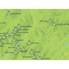 Adirondack High Peaks Checklist 18x24 Poster (Bright Green)