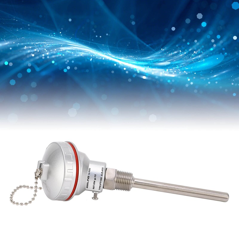 PT100 Temperature Sensor Probe 10 X 100mm PT1/2in Thread 3W