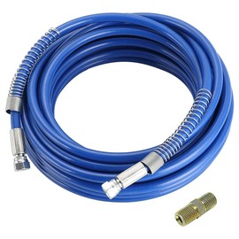 PRATYAHARA 1/4Inch Airless Paint Hose High Pressure Universal Paint Sprayer Flexible Fiber Tube 3300 PSI (25FT, Blue)