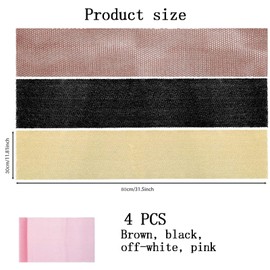 4PCS African Net Sponge Beauty Skin Wash Towel African Wash Net Back Scrubber African Net for Daily Use African Wash Cloth Net Exfoliating Back Scrubber for Body African Exfoliating Net