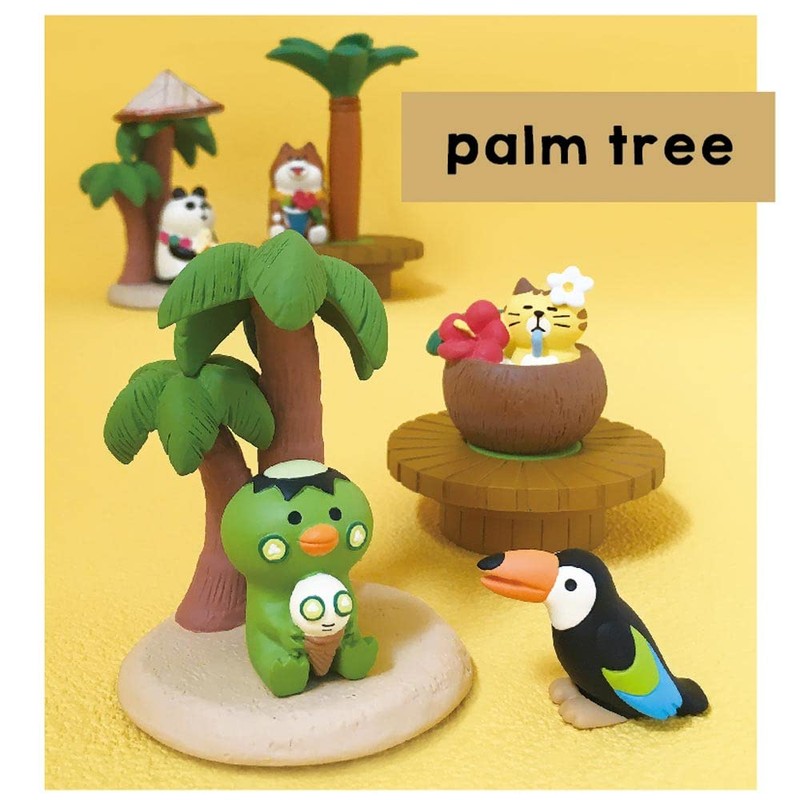 Decole ZSV-62817D Nyanko Palm Juice, Approx. 1.7 x 1.6 x