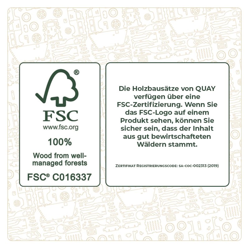 Quay Penguins Holzbausatz FSC