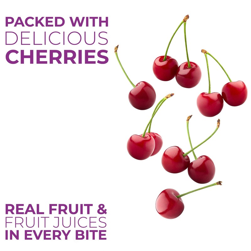 Betty Lou's Fruit Bars, Cherry Pack of 12, Gluten Free,