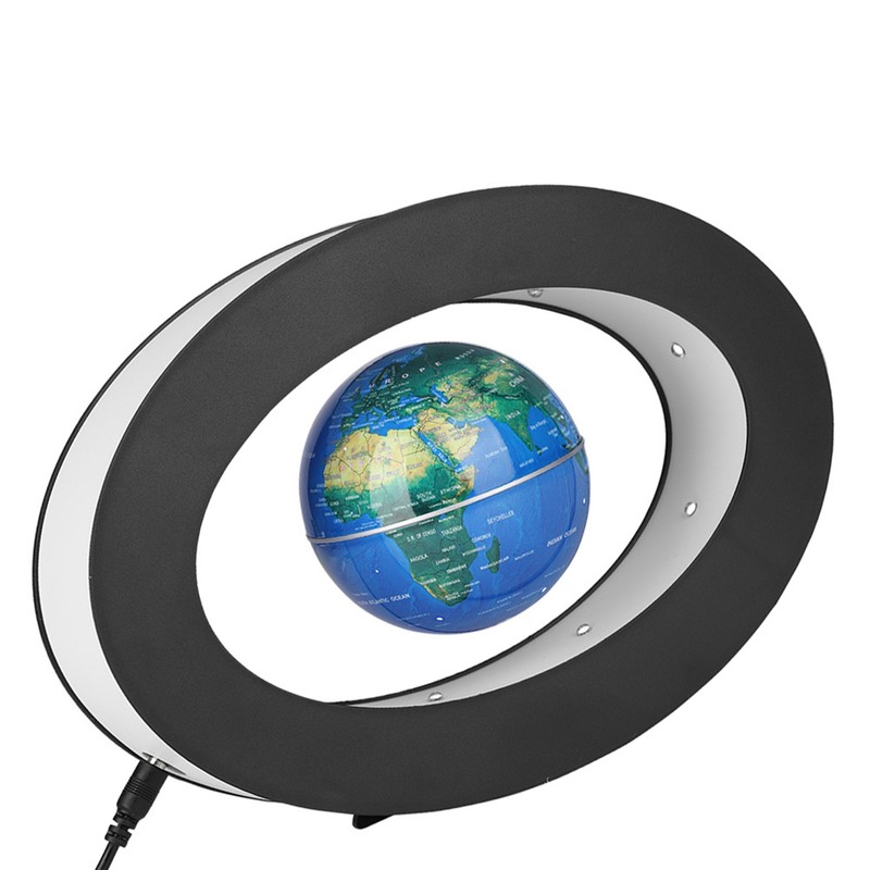 Electronic Magnetic Levitation Floating Globe with LED Light Home Office