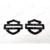 Custom 2Pcs Set Gloss Black Double Layer Harley CVO Custom