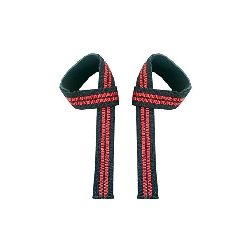 DMX INTL Weight Lifting Straps Single Loop Neoprene Padded Cotton