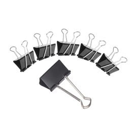 Bambalio Binder Clips 15mm Black Set of 144 Pieces