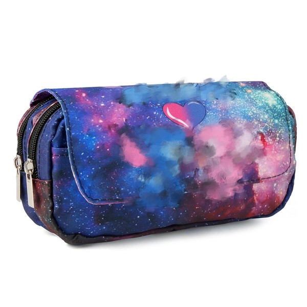 yumcute Pencil Case Large Capacity Pen Bag with Zipper Double-Layer