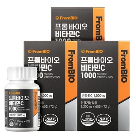 Promine Vitamin C 1000 60 tablets x3 bottle 6 months / 프롬바이오 비타민C 1000 60정x3병6개월