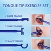 3Pcs Durable Tongue Tip Exercise Tool Eco-Friendly Lifting Oral Muscle