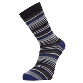 Cob Stallion- 12-Pack Multi-Stripe Men's Socks, Multicoloured, Multipack 6-11 UK (12 Pairs Multistripe)