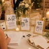 Calculs 3-Piece Wedding Sign Set, Gold 8x10 Floating Picture Frames