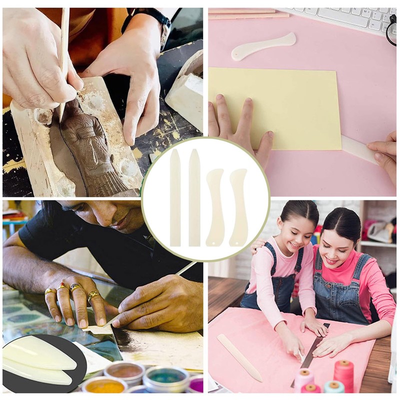 Pack of 4 Bone Folder, Bone Folder, for Paper, Origami