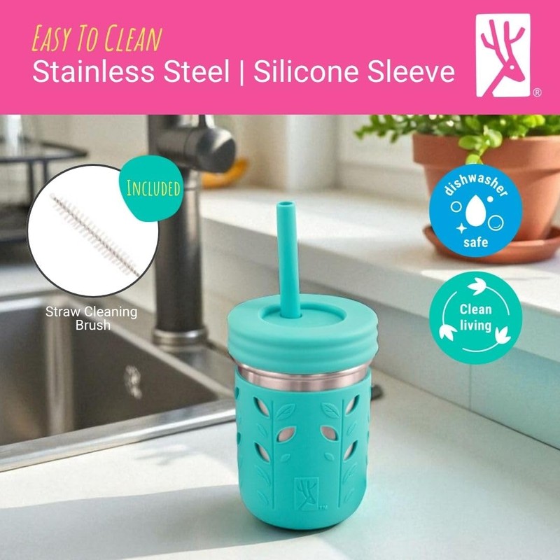 Elk and Friends 14oz Stainless Steel Kids + Toddler Drinking