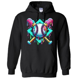 Gildan BASEBALL DRIP HOODIE - Youth Large