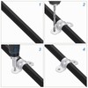 QUARKZMAN Pack of 8 Pipe Clamps for Diameter 75 mm