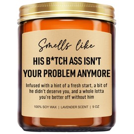 Younift Funny Divorce Candles, Divorce Gifts for Women, Divorce Party Decorations, Breakup Gifts for Women, Cheer up, Break up Gifts for Her, Gifts for Newly Divorced Woman, Ex Boyfriend Gifts