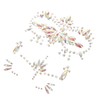 FOMIYES 4sets Face Gems Stickers Glow in The Dark Face