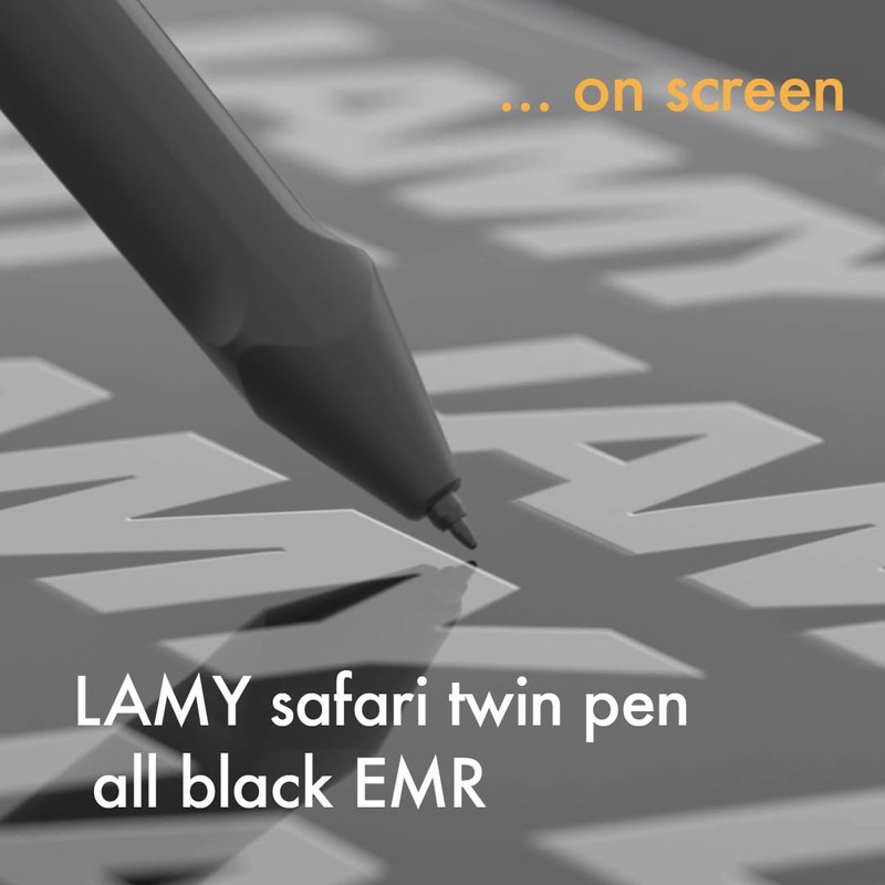 Lamy Safari Twin Pen All Black EMR - Pc/El