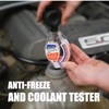 Antifreeze Tester, Dial Type Coolant Tester Rapid-test Anti-freeze Densitometer Hydrometer