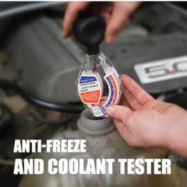 Antifreeze Tester, Dial Type Coolant Tester Rapid-test Anti-freeze Densitometer Hydrometer Coolant Testing Kit for Car