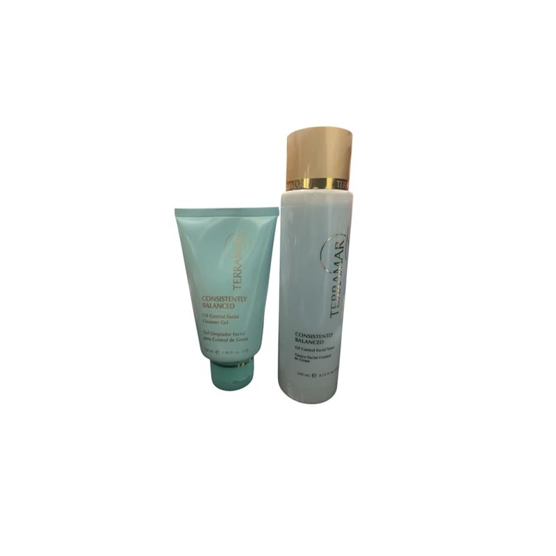 Set Gel Limpiador Y Tónico Facial Control De Grasa Terramar