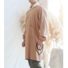 Nanxson Cotton linen apron women long sleeve apron cooking apron