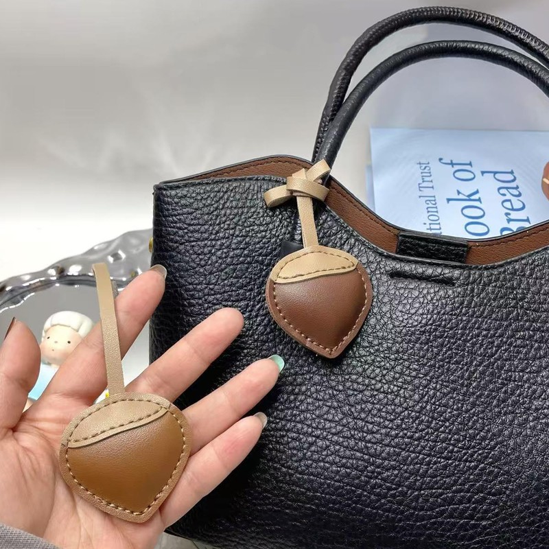 Fuerxy Chestnut Bag Charm for Purse Handbags Bag Accessories Charms