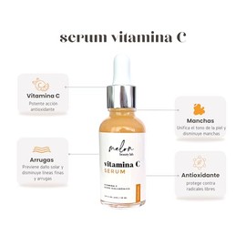 Serum Facial Vitamin C10 con cido Hialurnico, Antioxidante, Antimanchas y Antiarrugas, 30 ml, Suero Facial para Unificar el Tono y Prevenir...        