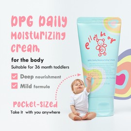 elleybear DPG Daily Baby Moisturizing Cream | Moisturizing Face Cream for Kids | Baby Face Cream & Body Lotion | Hydrating Face Moisturizer for Dry Skin | Vegan Baby Essentials (1.35 fl oz)