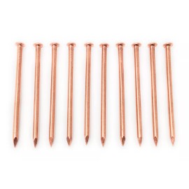 Brillante 4 Inch Copper Nails for Killing Trees, Stumps & Roots - 10 Count