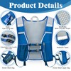 MIAOJIE Running Hydration Vest Backpack, Adjustable Chest Straps Running Hydration