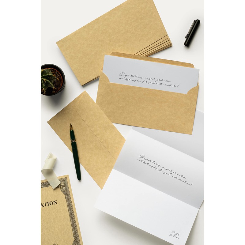 Favini A57W207 Buste Calligraphy Pergamena, 25 Pezzi