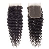 4x4 Lace Closure Deep Wave Human Hair 10 inch Curly