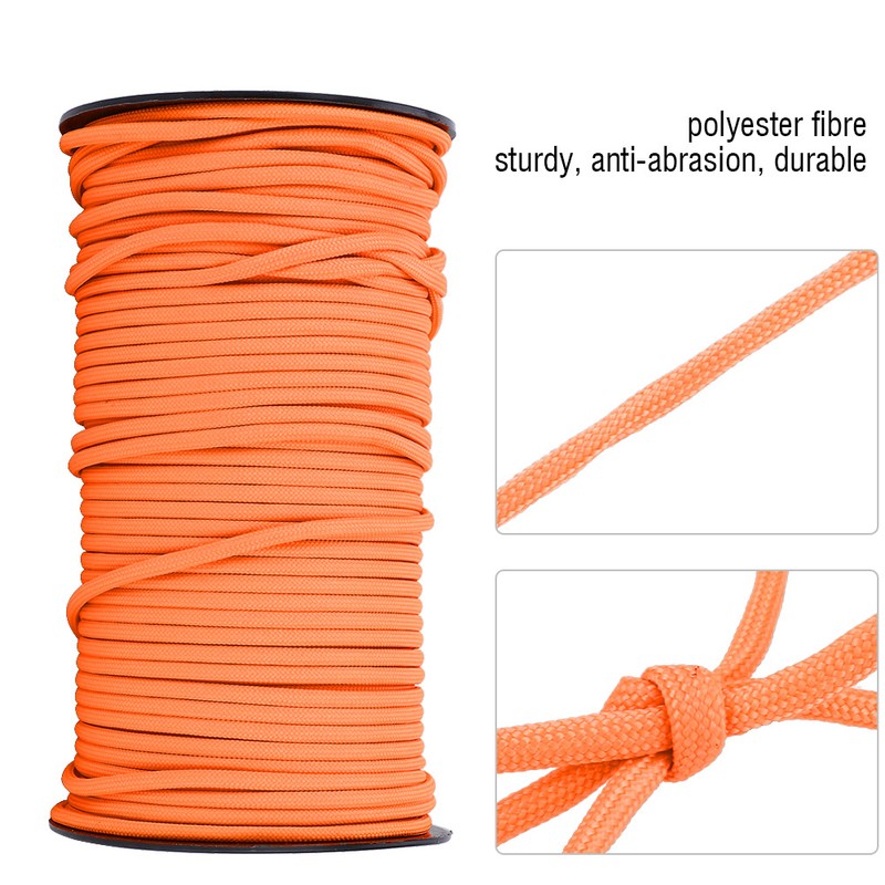 100m 9 Strands 4mm Heavy Duty Parachute Cord Lanyard String