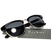 Berkut 1040102 Fully Modeled Date Glasses, Sunglasses, Colored Round, Lightweight,