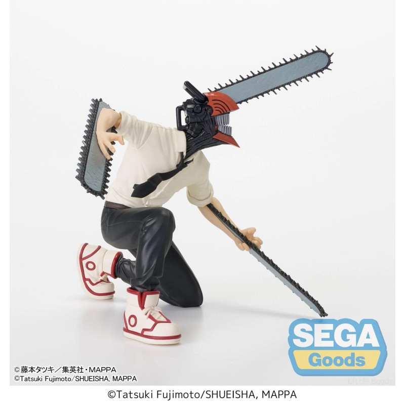 Sega Chainsaw Man Perching Anime Noodle Stopper Figure Status Toy