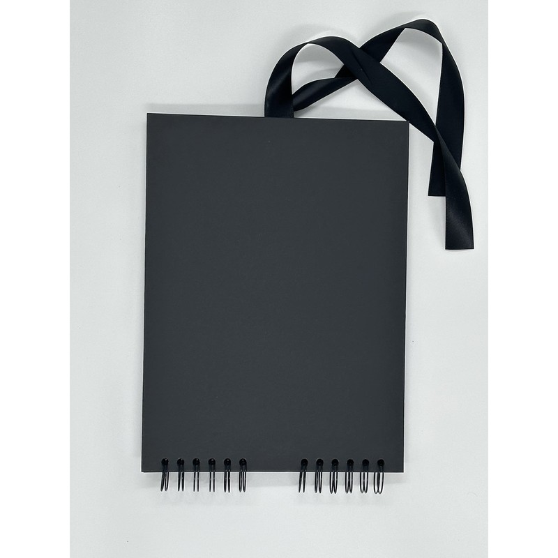 Gray Lane Scrapbook, 80 Black Page Photo Album, 12" x