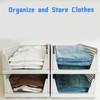 BGRQRIQ 4-Pack Stackable Closet Organizer, Space-Saving Foldable Bins | Waterproof