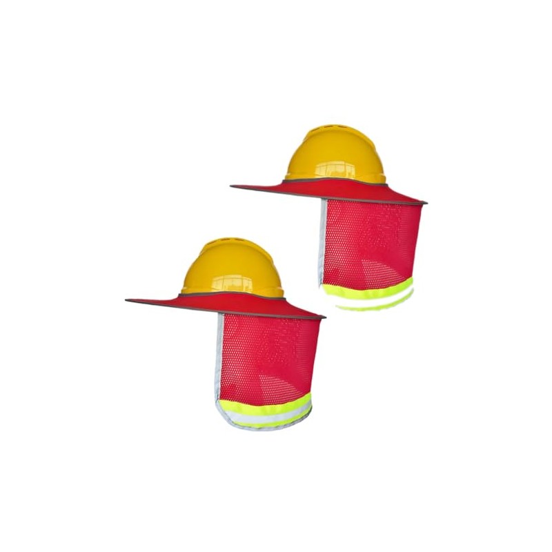 XIAKE Hard Hat Sun Shade Full Brim Mesh Neck Sun