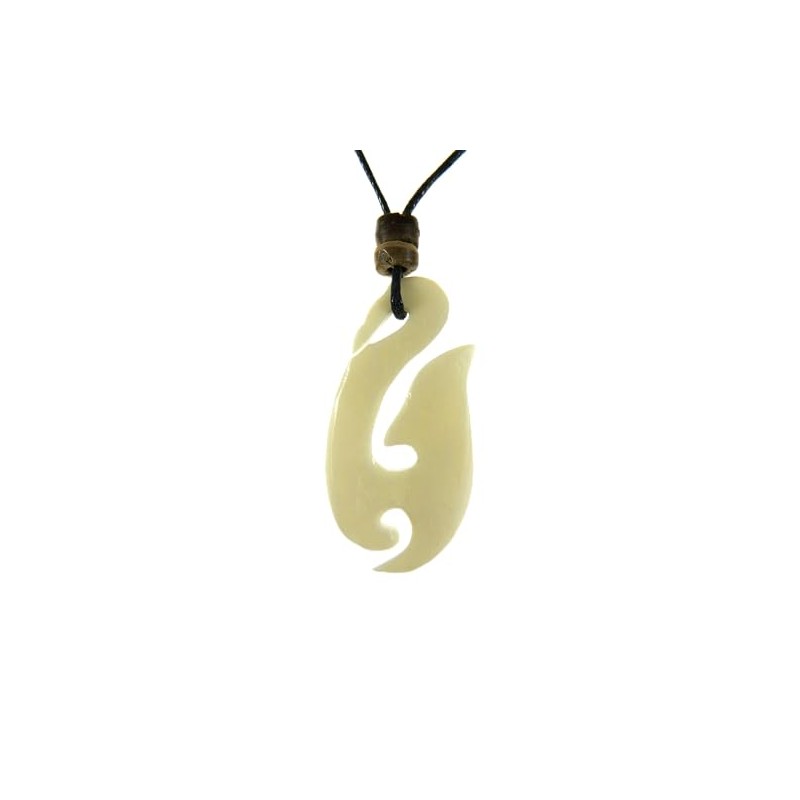 Bali MENS BOYS NECKLACE MAORI HEI MATAU SURFER STYLE HAND