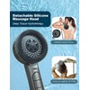 KAYOJU High Pressure Shower Head, One-Hand Control 4-Mode Handheld Showerhead