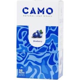 Camo Wraps Natural Leaf Wraps  (Blueberry) 25 Pack