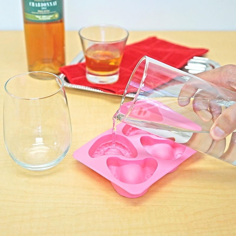 Fairly Odd Novelties FON-10014 Smile Teeth Denture Shaped ICE Tray