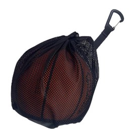 Ymxil Ball Net Ball Bag for 1 Ball, Basketball Ball Bag, Ball Net Bag with Portable Carabiner Clip, Volleyball, Football Accessories for Adults Children